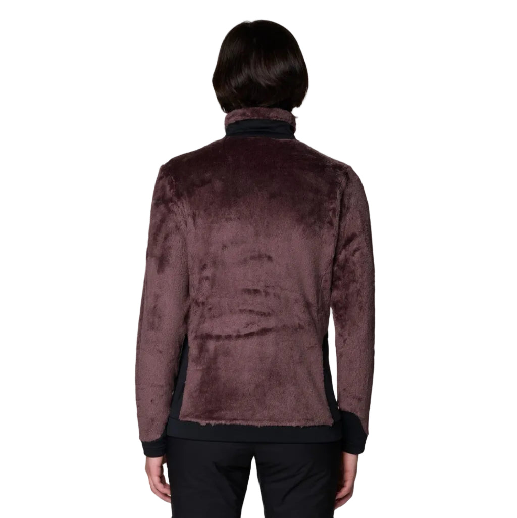 Back view of Mountain Hardwear Women’s Polartec High Loft Jacket in Carob
