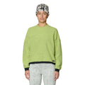 Front view of Mountain Hardwear Women’s Summit Grid Big Grid Crew in Bright Lichen