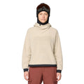 Front view of Mountain Hardwear Women’s Summit Grid Big Grid Hoody in Fossil