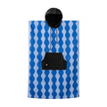 Front view of Nomadix Changing Poncho in Slack Tide Coastal Blue with hood and front pocket