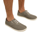 Pair view of OluKai Nohea Moku men’s boat shoe in Clay/Tapa