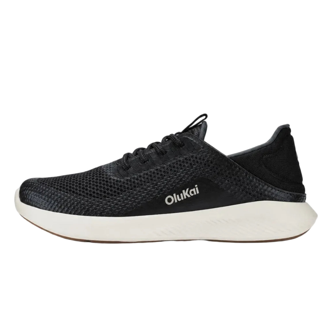 Side view of the women’s OluKai Kialoa Shoe in Lava Rock/Lava Rock