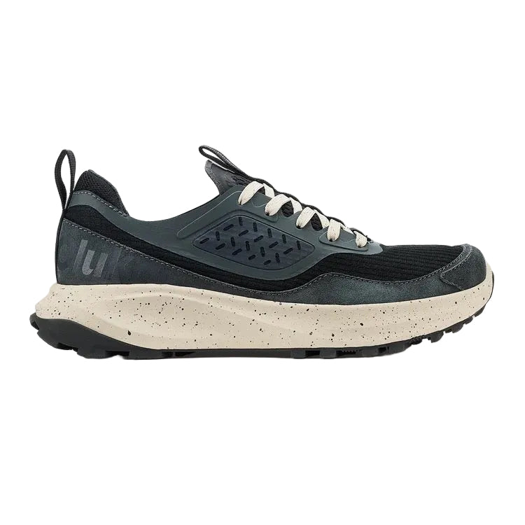 Right side view of the women’s OluKai Makiki Shoe in Lava Rock/Dark Shadow