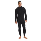 PAKA Men's Thermal Bottoms in Black front view