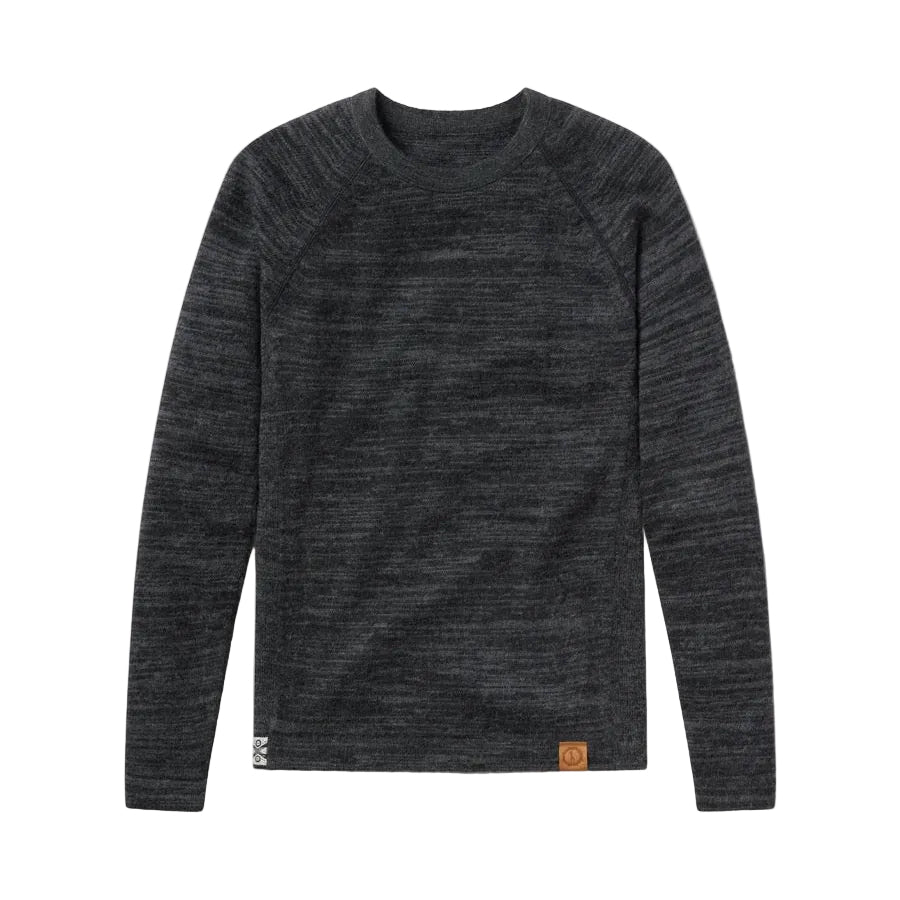 PAKA The Original Crew alpaca sweater in Charcoal front view