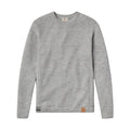 PAKA The Original Crew alpaca sweater in Light Grey front view