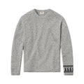 PAKA The Costa unisex alpaca Merino sweater in Light Grey front view