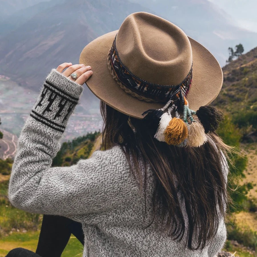 PAKA The Costa in Light Grey shown on womens model with relaxed drapey fit