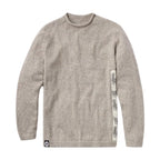 PAKA The Cusco unisex alpaca Merino sweater in Timber front view
