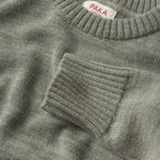 PAKA Women's Original Crew in Willow showing ribbed knit detail