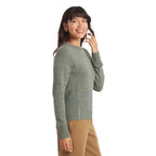 PAKA Women's Original Crew alpaca sweater in Willow front view