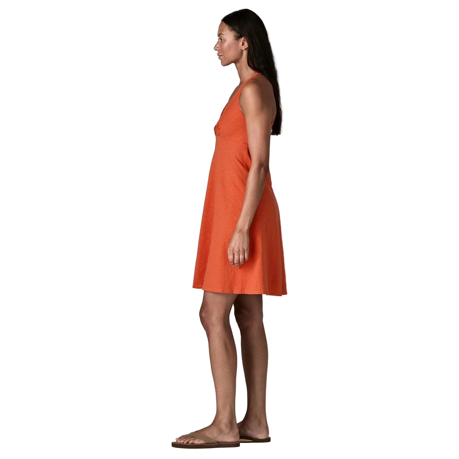 Patagonia Amber Dawn Dress Earthen Thin Ice side view