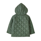 Patagonia Baby Quilted Puff Jacket in Hemlock Green back view