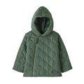 Patagonia Baby Quilted Puff Jacket in Hemlock Green front view