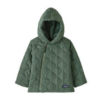 Patagonia Baby Quilted Puff Jacket in Hemlock Green front view