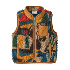 Patagonia Baby Retro-X Vest in Let's Chat More Den Brown front view