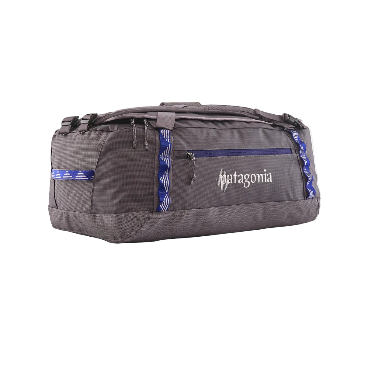 Patagonia Black Hole Duffel 55L in Hut Tripper May Grey