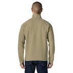 Patagonia Men's Better Sweater 1/4-Zip in Weathered Stone Rib Knit back view