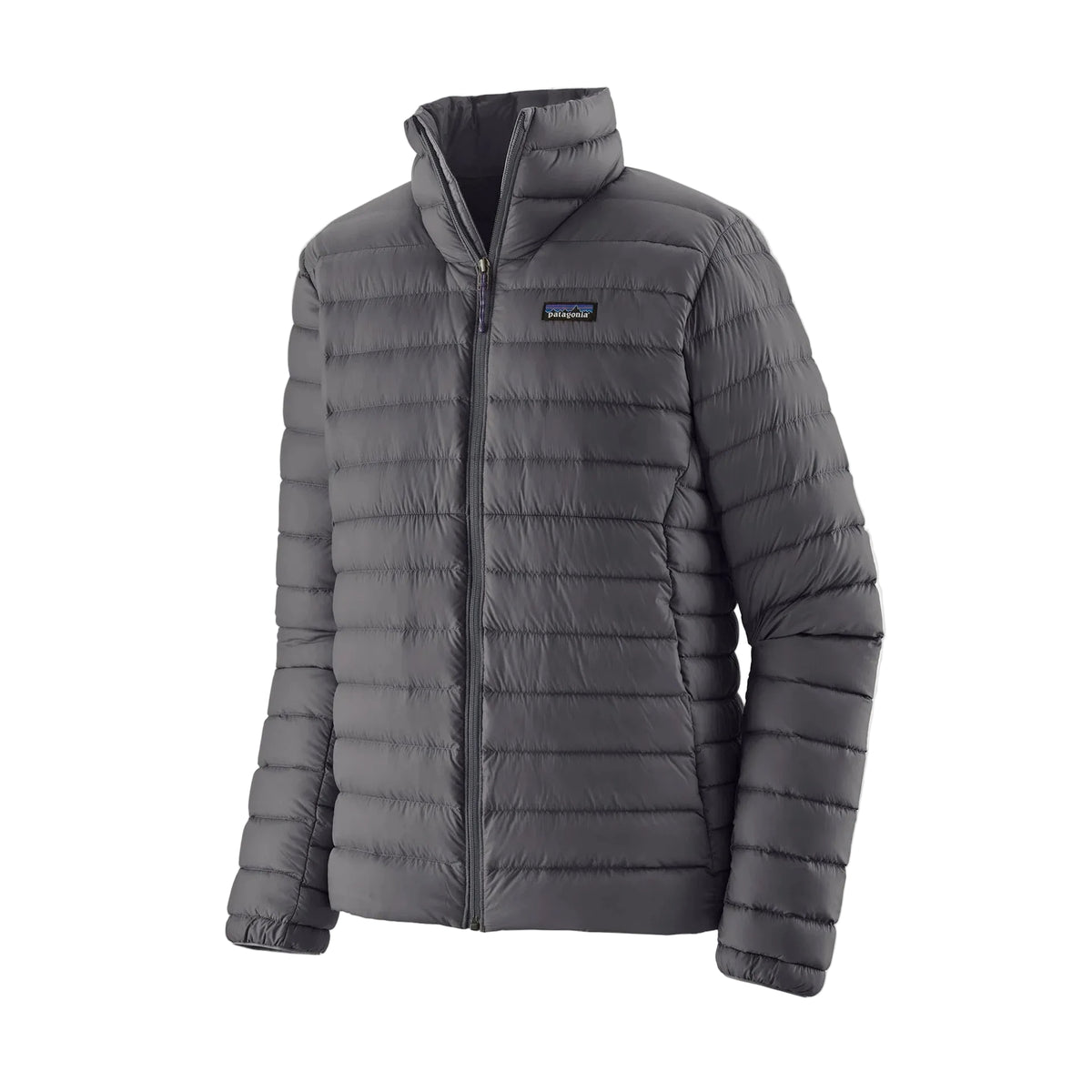 Patagonia Men's Down Sweater Jacket in Forge Grey with Forge Grey front view