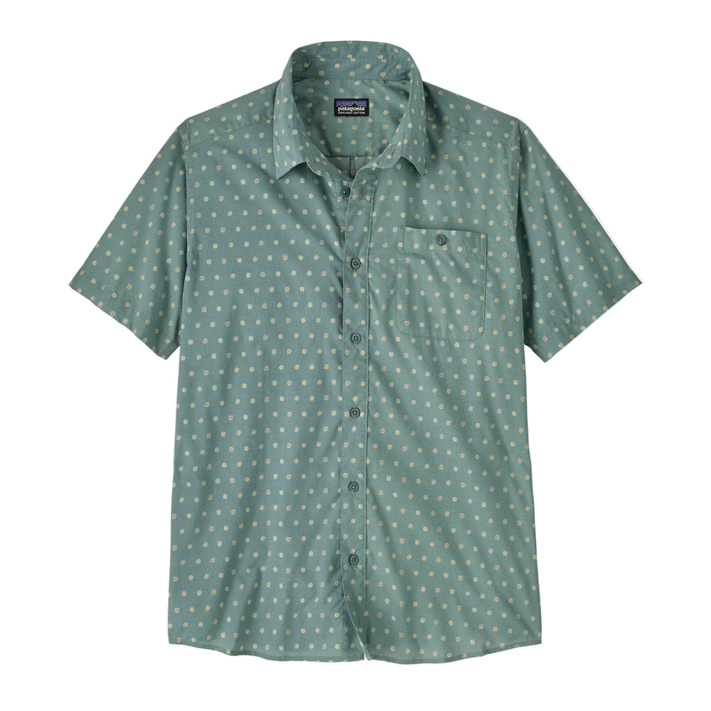Patagonia Men's Go-To Shirt in Suns Blue Sage front view