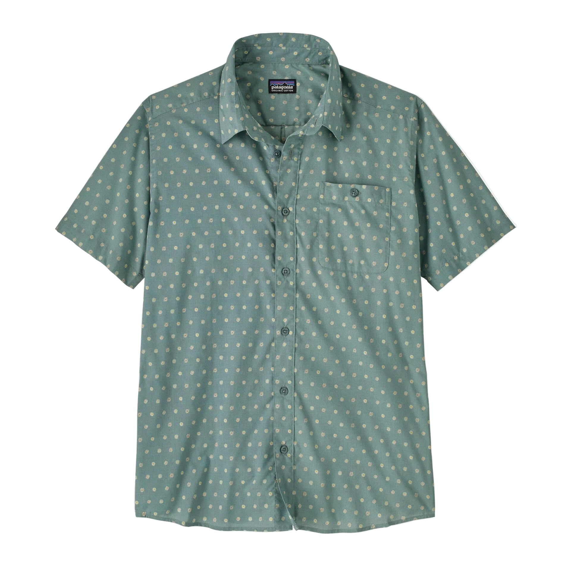 Patagonia Men's Go-To Shirt in Suns Blue Sage front view
