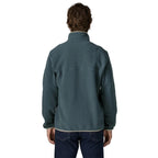 Patagonia Men's Lightweight Synchilla Snap-T Pullover in Summit Blue back view
