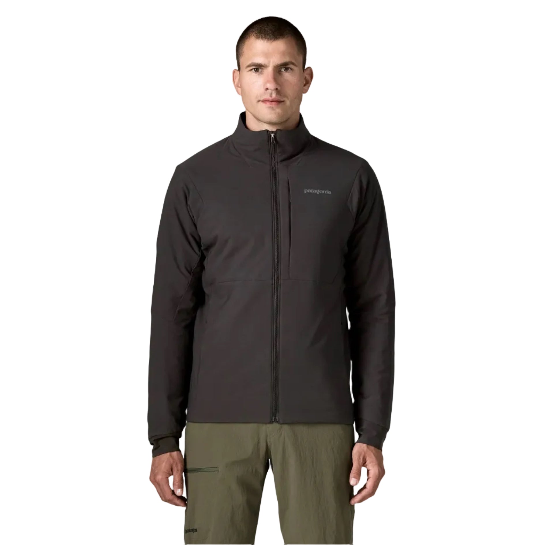 Patagonia Men's Nano-Air Light Jacket in Ink Black front view