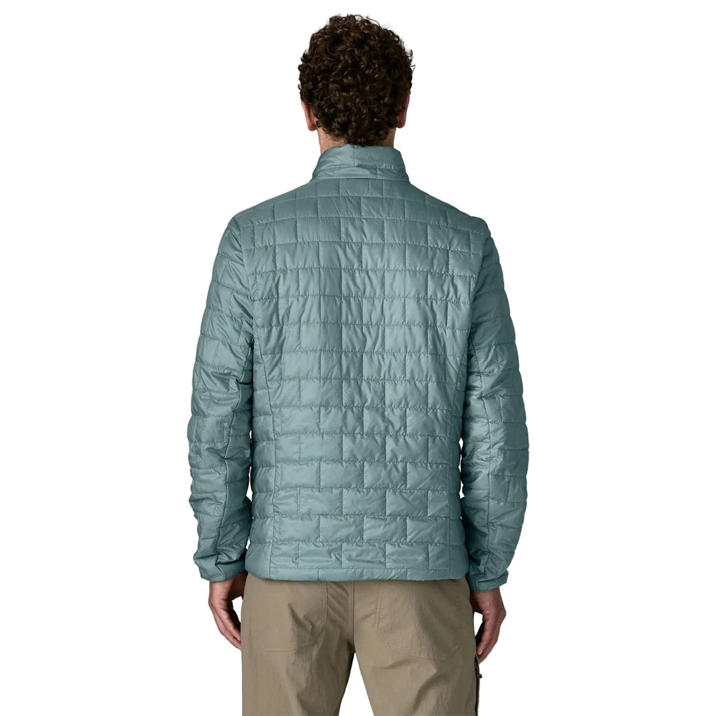 Patagonia Men's Nano Puff Jacket in Blue Sage back view