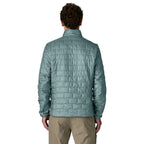 Patagonia Men's Nano Puff Jacket in Blue Sage back view