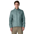 Patagonia Men's Nano Puff Jacket in Blue Sage front view