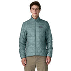 Patagonia Men's Nano Puff Jacket in Blue Sage front view