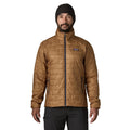 Patagonia Men's Nano Puff Jacket in Deer Brown front view