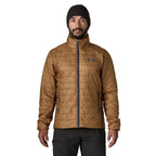 Patagonia Men's Nano Puff Jacket in Deer Brown front view