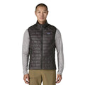 Patagonia Men's Nano Puff Vest in Black front view