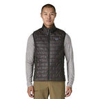 Patagonia Men's Nano Puff Vest in Black front view