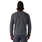 Patagonia Men's R1 Air Crew in Smolder Blue back view