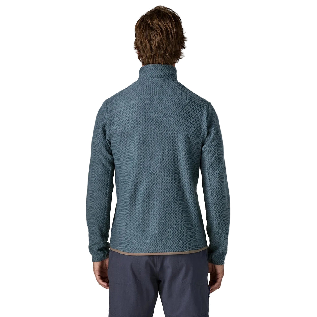 Patagonia Men's R1 Air Zip-Neck in Summit Blue back view