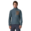 Patagonia Men's R1 Air Zip-Neck in Summit Blue front view