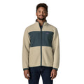 Patagonia Men's Retro Pile Patch Jacket in Pelican front view