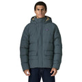 Patagonia Men's Sisar Down Hoody Jacket in Summit Blue front
