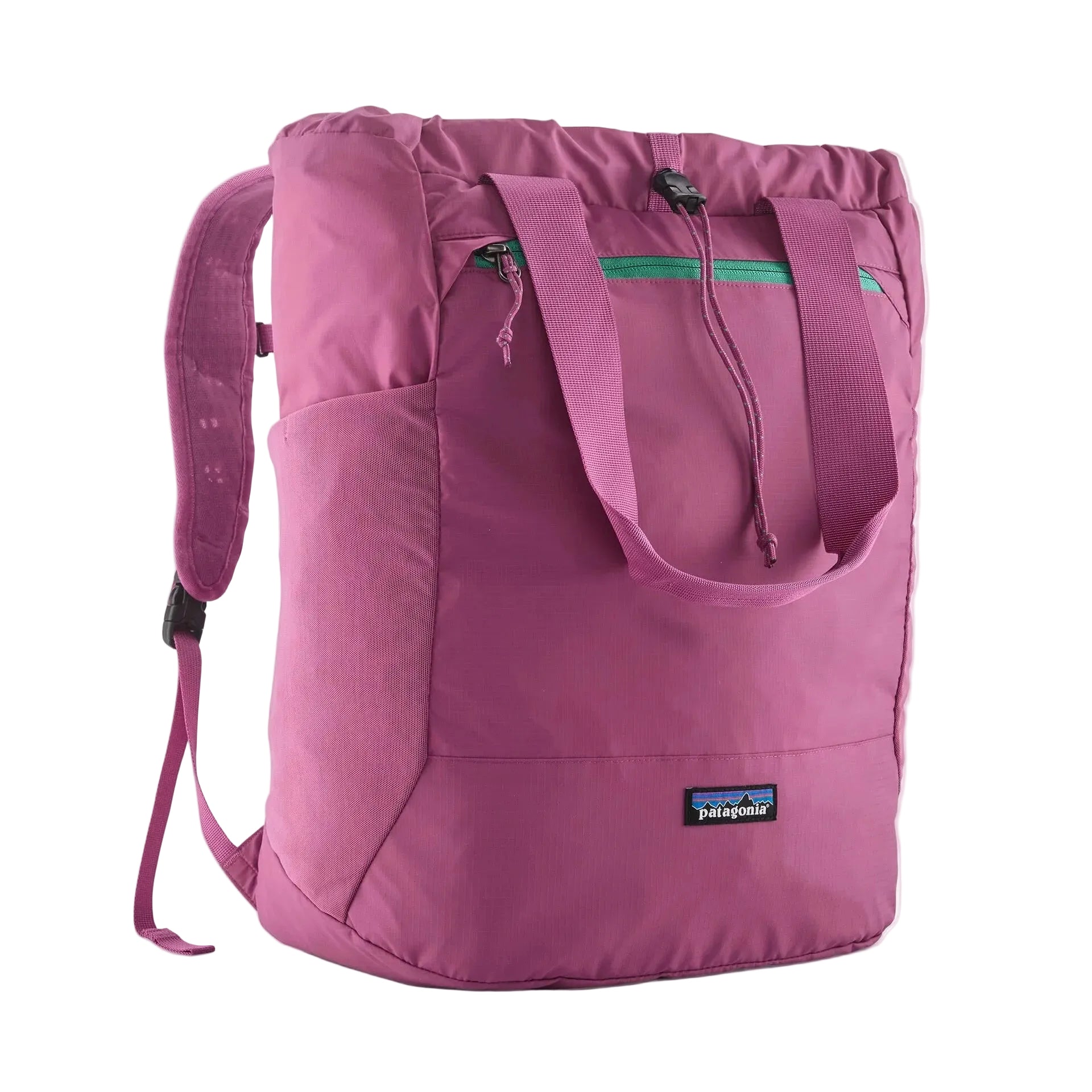 Patagonia Terravia Tote Pack 24L in Faded Magenta front view