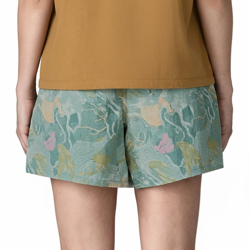 Patagonia Women's Baggies Shorts in Moon Tripper back view