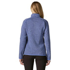 Patagonia Women's Better Sweater 1/4-Zip in Diver Blue back view