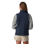 Patagonia Women's Better Sweater Vest in New Navy back view