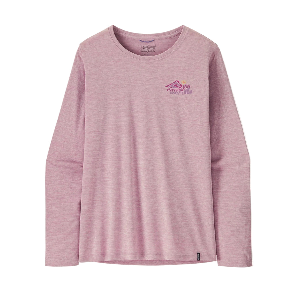 Patagonia Women's Capilene Cool Daily Shirt in Quiet Violet front view