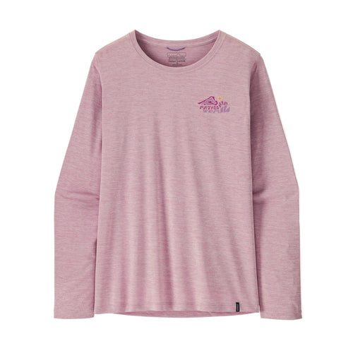 Patagonia Women's Capilene Cool Daily Shirt in Quiet Violet front view