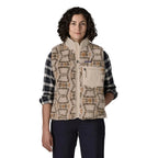 Patagonia Women's Classic Retro-X Vest in Snowshoe Hare Natural front view
