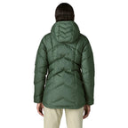 Patagonia Women's Down With It Jacket in Canopy Green back view