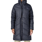 Patagonia Women's Down With It Parka in Sunken Blue detail view