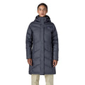 Patagonia Women's Down With It Parka in Sunken Blue front view
